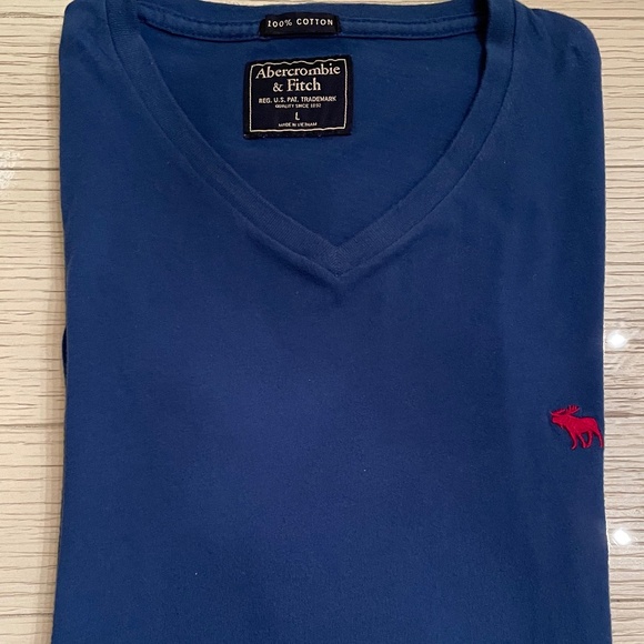 Abercrombie & Fitch Large 100% Cotton Short Sleeve Shirt - Picture 1 of 1